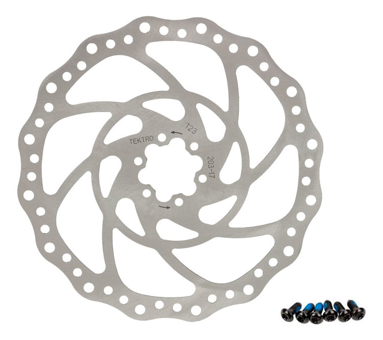 Tektro anp remd tekt disque tr203 lw flux d'air m 6xt25 zi