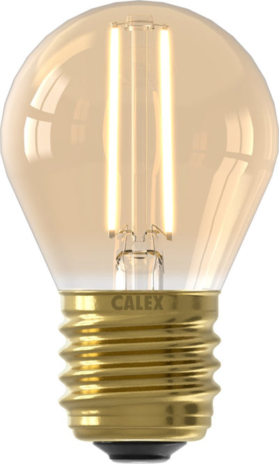 Lampe LED à filament Calex - E27 - Source lumineuse P45 or - 3,5W - dimmable