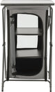 Travellife toledo armoire de rangement pliable basse gris foncé