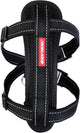 Harnais pour chien avec plaque de poitrine Ezydog avec fusible de ceinture de sécurité - harnais pour chien - m - noir