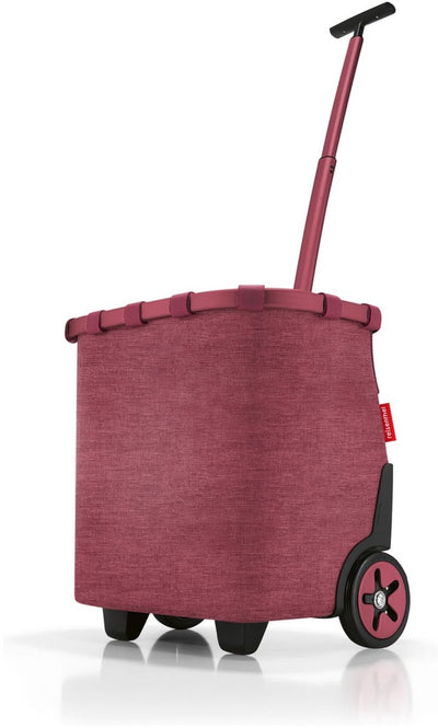 Chariot de courses Reisenthel carrycruiser - 40l - twist marron rouge foncé