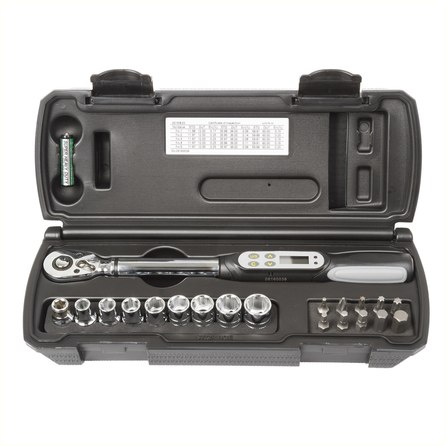 Célette de couple numérique M-Wave 3-60 nm