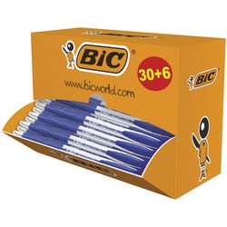 Stylo à bille bic classic 920286 1,0 mm bleu 36 pièces