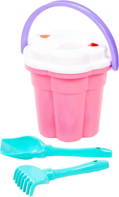 Toys Cavallino Toys Cavallino XL Classic Bucket Set Pink, 4dlg.