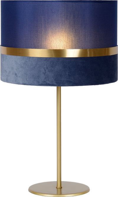Lucide extravaganza tusse - lampe de table - ø 30 cm - 1xe14 - bleu