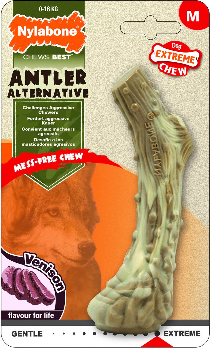 Nylabone Extreme Chew Antler Bone Hert Taste