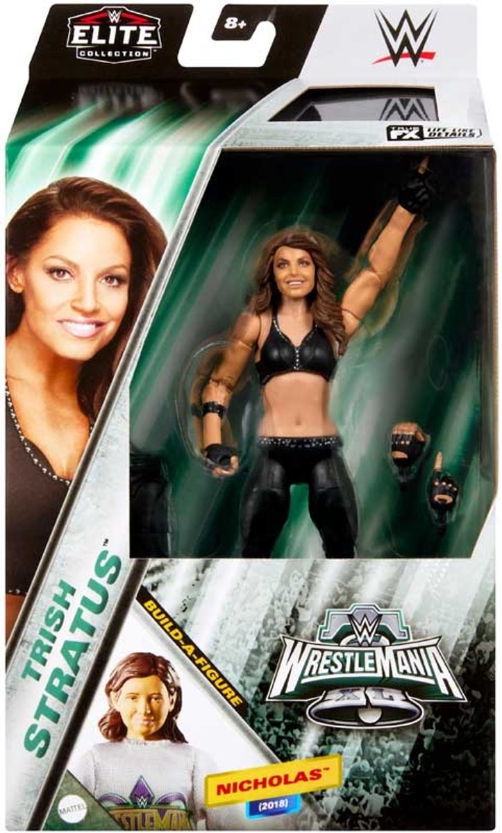 Jouet figurine d'action Mattel WWE Elite Wrestlemania Trish Stratus.