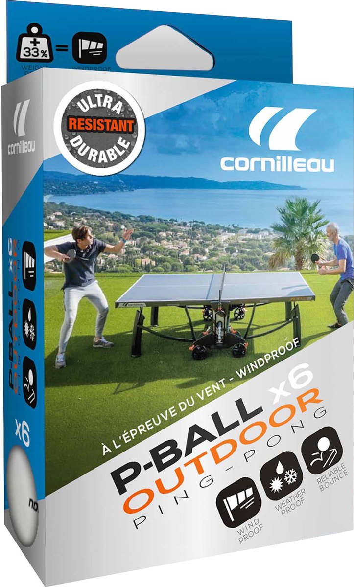 Cornilleau p-ball extérieur ultradurable blanc