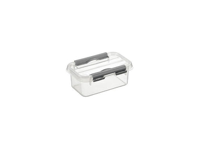 Sunware Sunware Q-line Box de rangement 0,5 L argent transparent