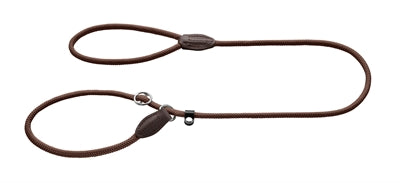 Laisse pour Hunter Retriever avec stoppeur freestyle marron