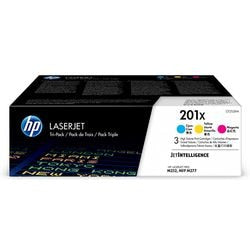 Cartouche de toner hp 201x cf253xm cyan magenta jaune