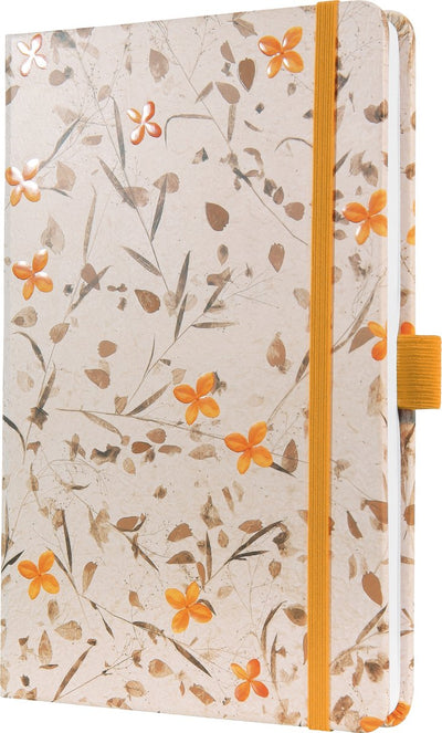 Carnet Sigel - jolie - a5 - couverture rigide - 174 pages - 80 grammes - trait - jaune bloom - si-jn341