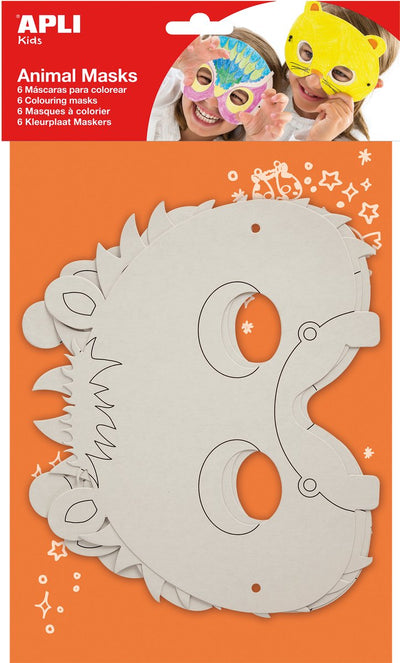 Apli enfants masque animaux à colorier