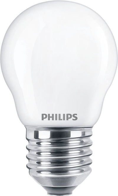 Philips LED E27 - 2,2w (25w) - lumière blanc chaud - non dimmable - 2 pièces
