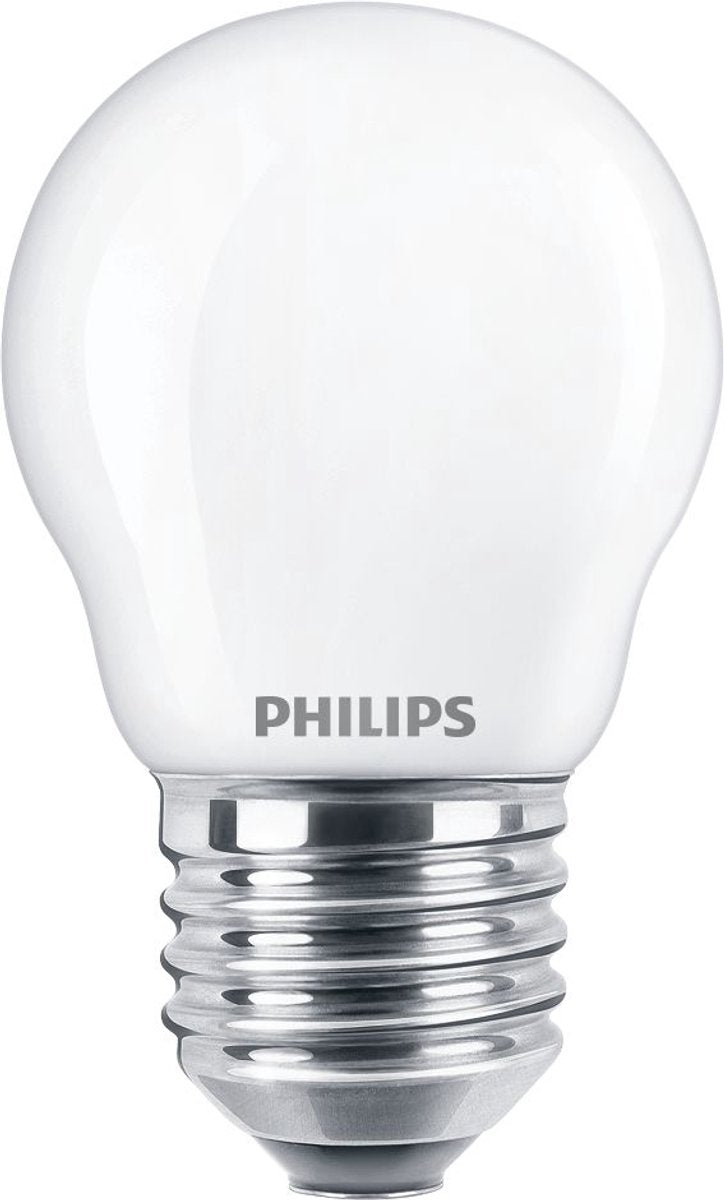 Philips LED E27 - 2,2w (25w) - lumière blanc chaud - non dimmable - 2 pièces
