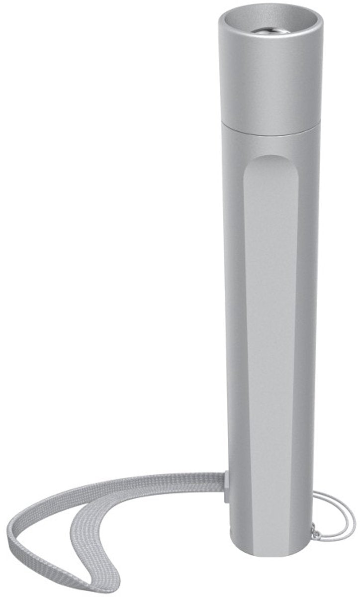 Lampe de poche Hama - fl120 - 120lm - incl. 2x piles AA - aluminium - 3 positions - argent