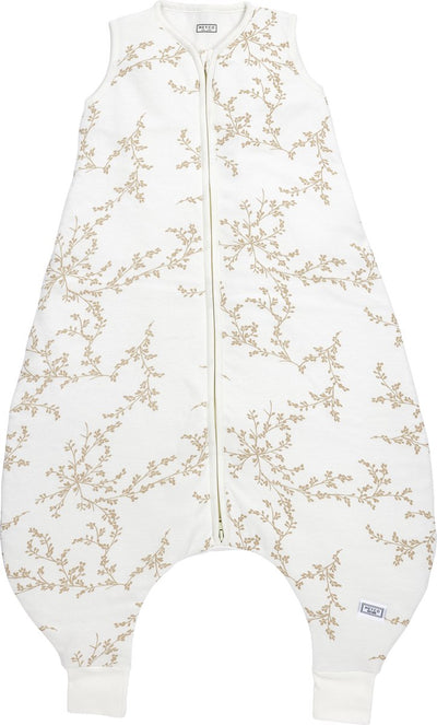Meyco bébé branches bébé été sommeil salopette pull - sable - 80cm - 0,5 tog