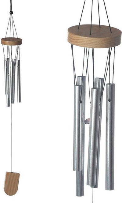 Gong en bois avec tubes métalliques 37 cm