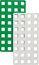 Plus-plus grande plaque de construction vert blanc ensemble de construction 2 pièces - 3287 - jouets de construction - jouets de construction - ensemble avec blocs de construction - à partir de 1 an