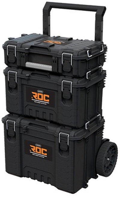 Keter 256982 roc pro coffret à outils plastique noir