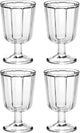 Serax - surface sergio herman - verre à vin - transparent - 7 ø - 22cl - 4 pièces