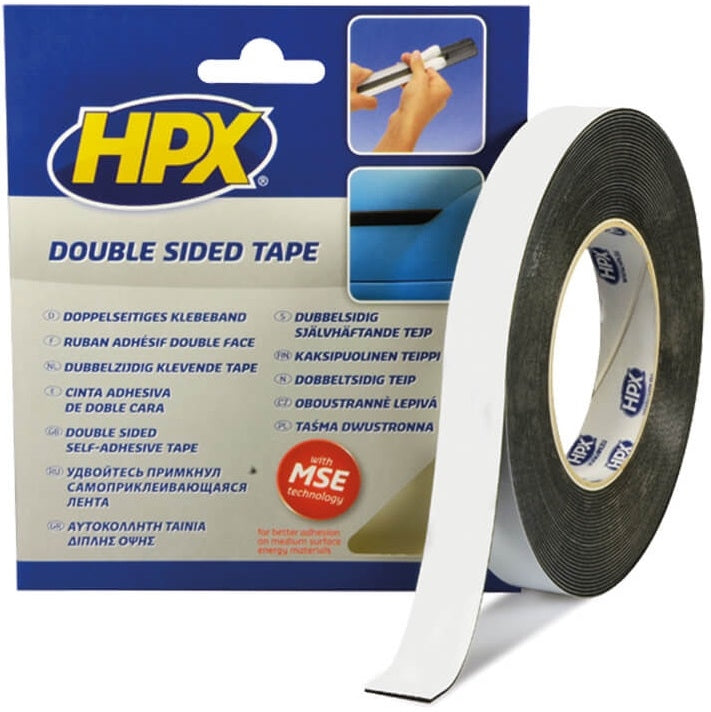 Hpx - Hpx Dubbelzijdige tape HPX 12 mm x 10 meter