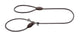 Laisse pour Hunter Retriever avec stoppeur freestyle gris