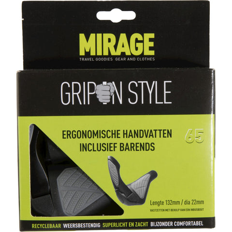 Mirage Ergolock 134 mm Black-Bike Slock