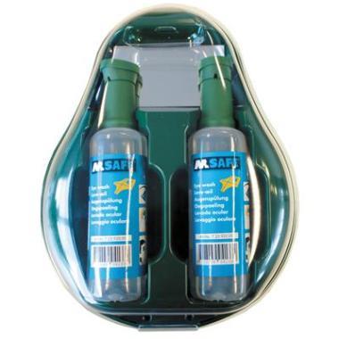Support mural M-safe oxxa + 2 flacons de douche oculaire 500ml