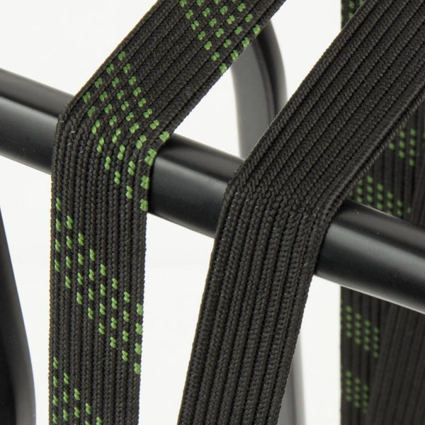 Sangle de sécurité Widek SUV 24 mm avec crochet en acier noir, vert olive/noir