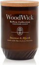 Woodwick renouveler bougie parfumée moyenne - encens myrrhe - 55 heures de combustion