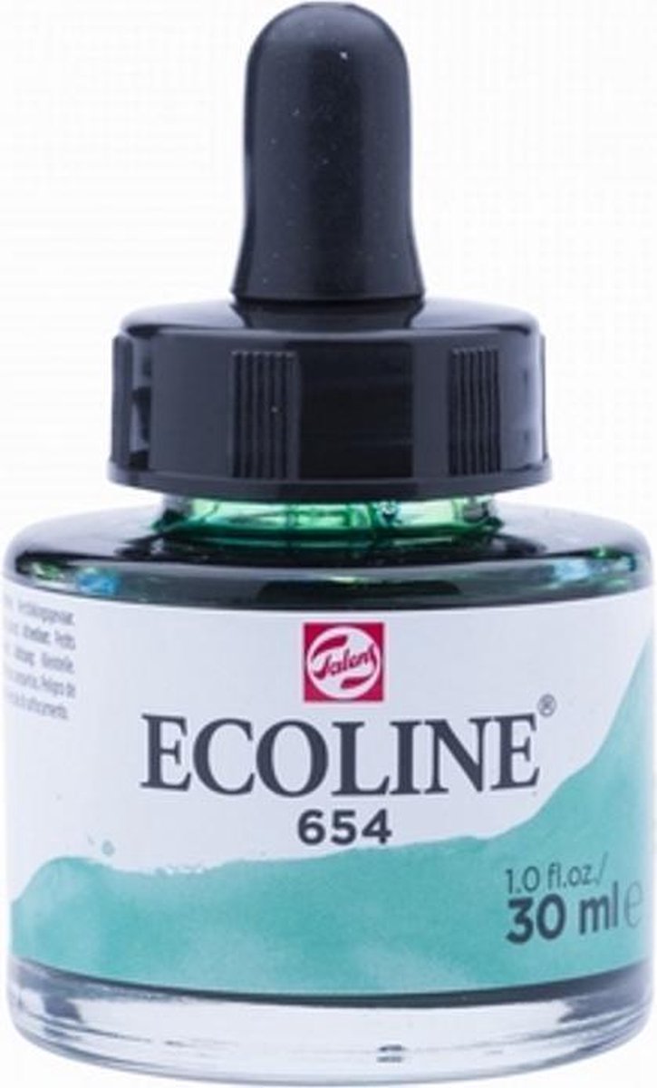 Ecoline • aquarelle liquide flacon 30ml vert pin 654