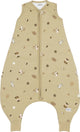 Meyco gigoteuse bébé animaux de la forêt d'hiver - pull-over de couchage - sable - 92cm - gigoteuse d'hiver