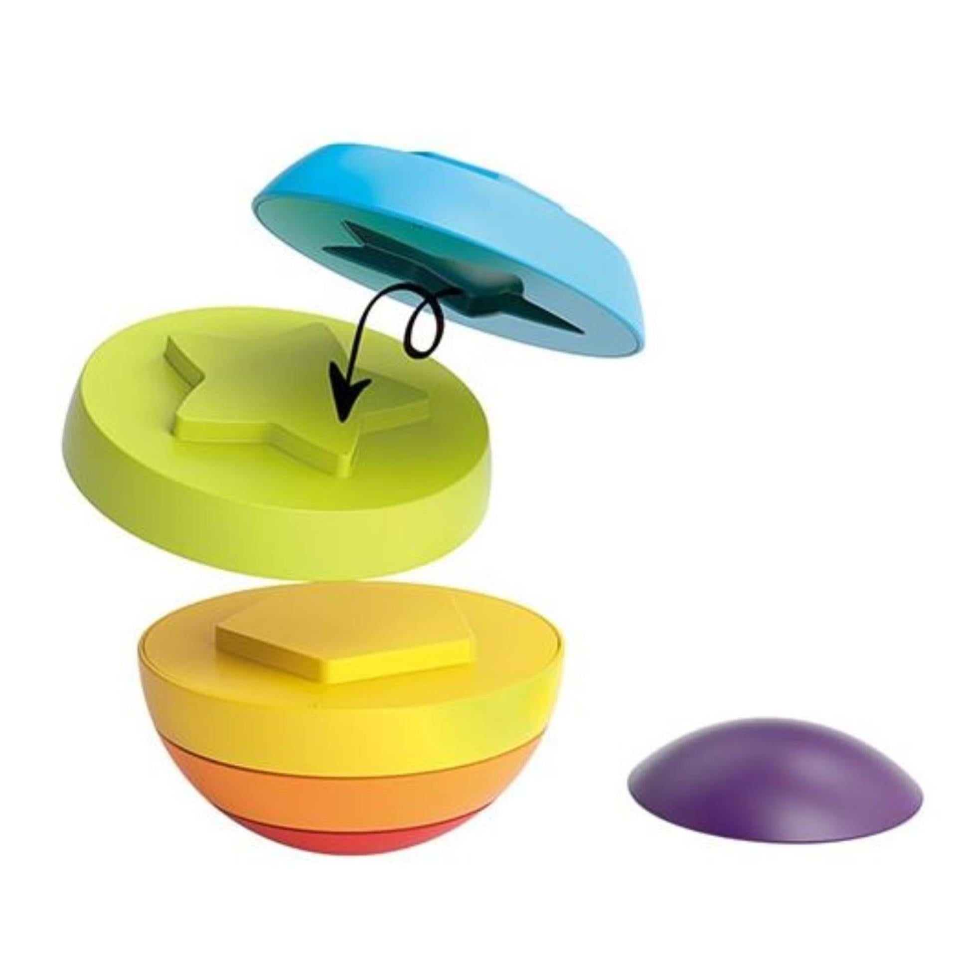 Petites étoiles Little Stack Tower Puzzle Ball 6 pièces