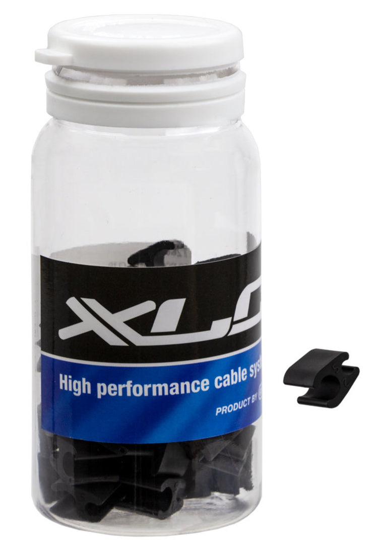 Xlc kabed duo câble clip pvc 5.0 2.5mm noir pot a 50