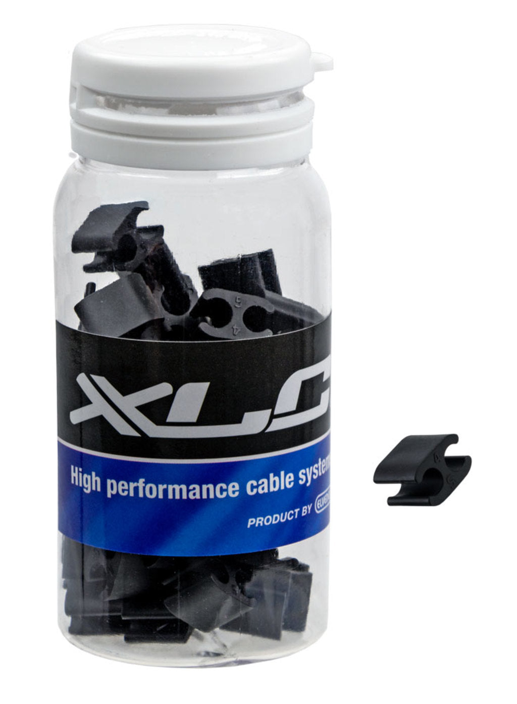 Xlc kabed duo câble clip pvc 4.1 5.0mm noir pot a 50