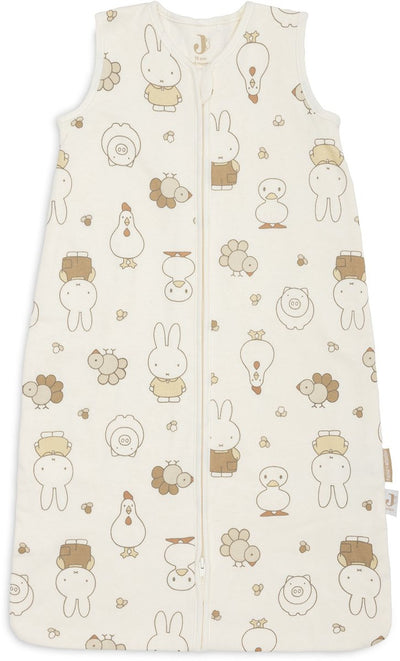 Jollein gigoteuse bébé sans manches 70cm - jersey - ferme familiale miffy