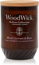 Woodwick renouveler grande bougie parfumée - rose cassis - 75 heures de combustion
