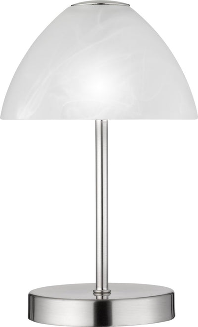 Rl live your light reality queen - lampe de table - nickel mat - incl. 1x SMD 3 W - Tactile en 4 étapes