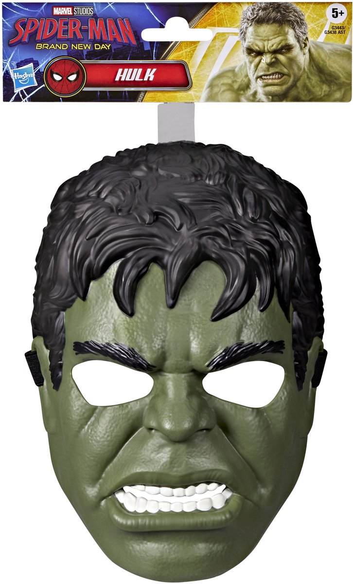 Marvel Spider-Man tout nouveau jour - masque Hulk