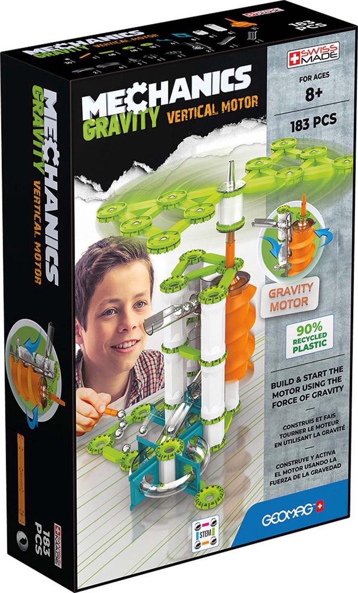 Gardenkraft geomag mécanique gravité re moteur vertical 183 pièces