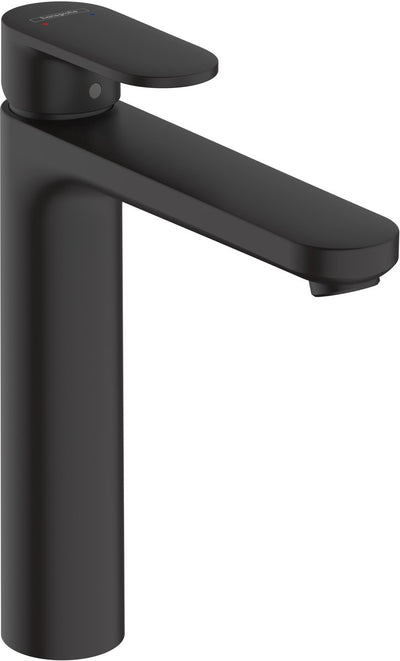 Mélange de vernis Hansgrohe - mitigeur de lavabo - commande monocommande - avec garniture de vidage - taille 190 mm - noir mat