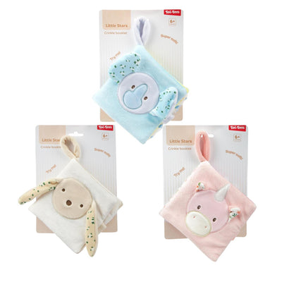 Toi-toys livre froissé en peluche pour bébé petites étoiles