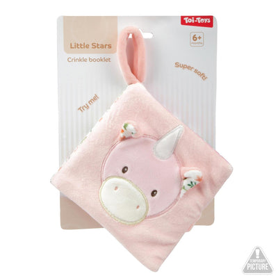 Toi-toys livre froissé en peluche pour bébé petites étoiles