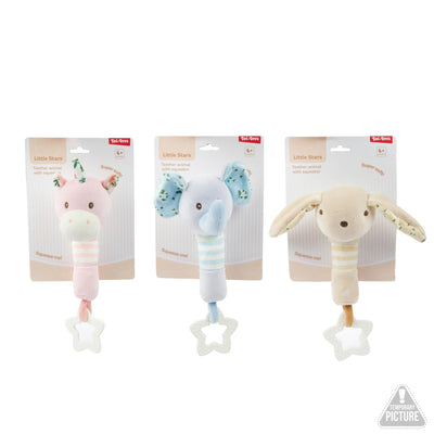Toi-toys hochet bébé petites étoiles + anneau de dentition