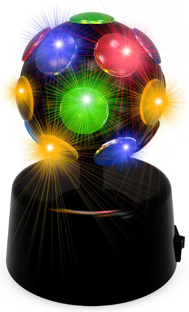 Lampe de table Partyfun lights mini boule disco rotative