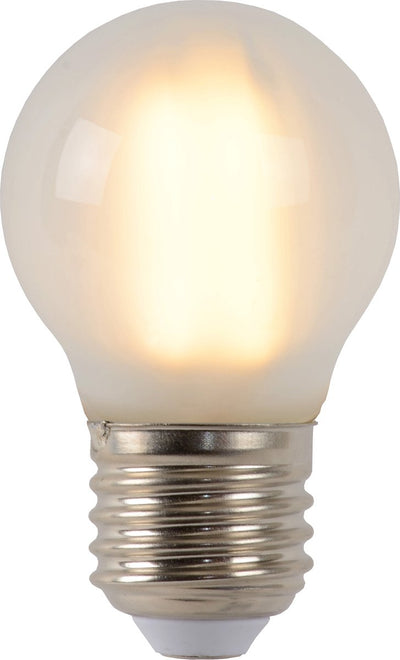 Lucide g45 - lampe à filament - ø 4,5 cm - LED dimmable - E27 - 1x4W 2700K - mat