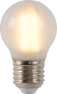 Lucide g45 - lampe à filament - ø 4,5 cm - LED dimmable - E27 - 1x4W 2700K - mat
