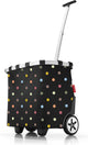 Chariot libre-service Reisenthel carrycruiser - polyester - 40l - pois noir