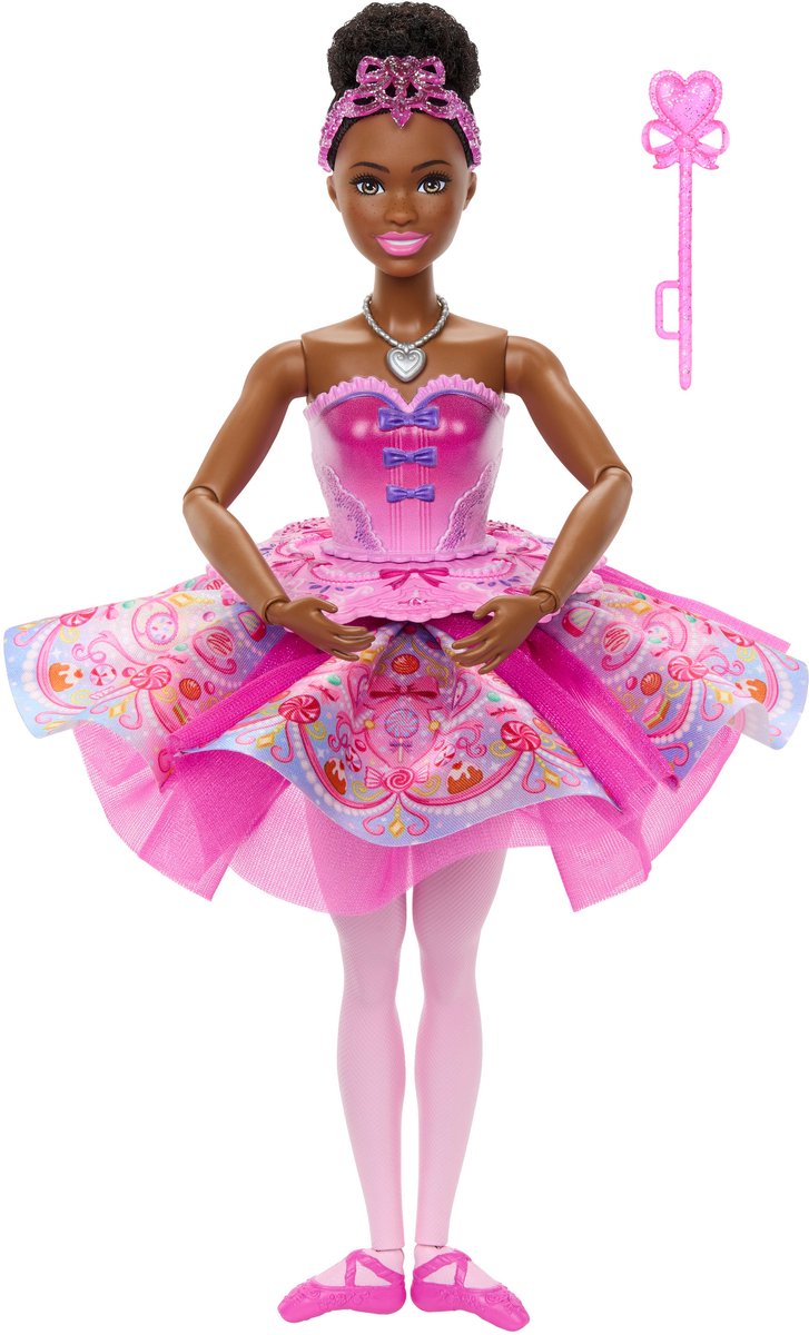 Poupée Barbie dans Casse-Noisette sucre-prune - avec accessoires tutu et ballerine